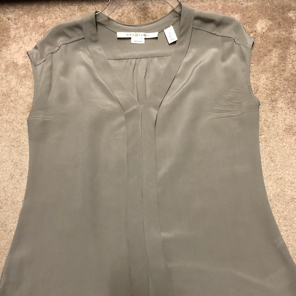 Max Studio Silk Blouse